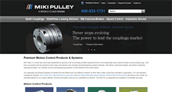 Desktop Screenshot of mikipulley-us.com