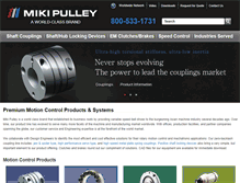 Tablet Screenshot of mikipulley-us.com